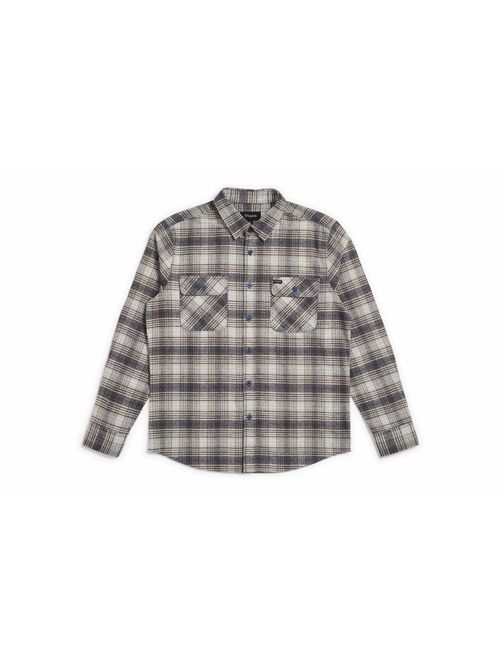 Brixton Men's Bowery Standard Fit Long Sleeve Flannel Shirt