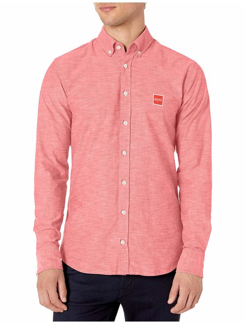 Hugo Boss Men's Button Down Shirt with Logo