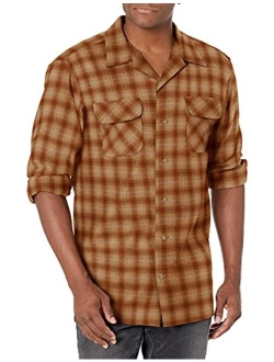 Men's Tall Size Big and Tall Long Sleeve Board Shirt