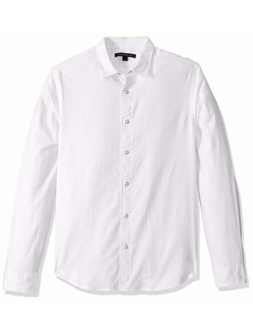 John Varvatos Star USA Men's Clean Snap Front Shirt