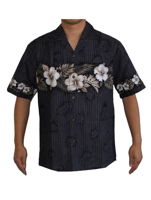 Alohawears Clothing Company Sales: Men's Island Hibiscus Flower Hawaiian Aloha Shirt