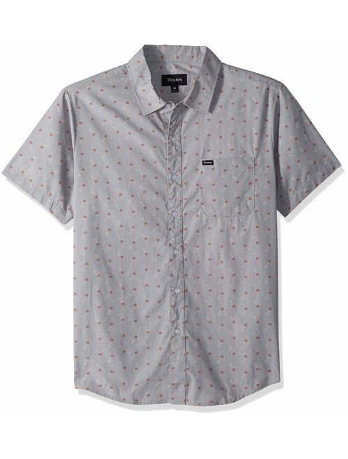 Brixton Men's Charter Print S/S WVN