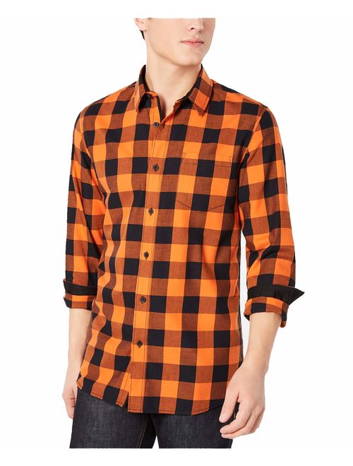 American Rag Men's Buffalo Plaid Pocket Shirt