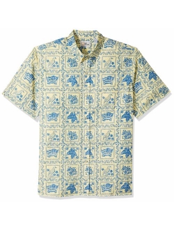 Reyn Spooner Men's Lahaina Sailor Spooner Kloth Classic Fit Hawaiian Shirt