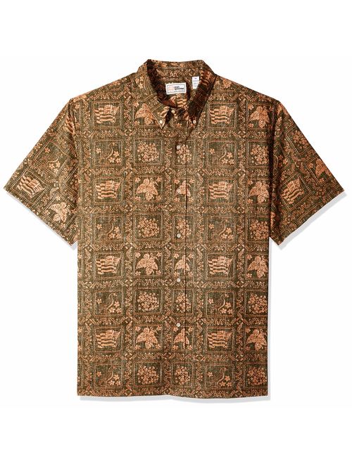 Reyn Spooner Men's Lahaina Sailor Spooner Kloth Classic Fit Hawaiian Shirt