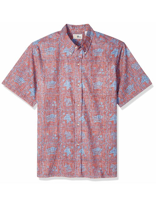 Reyn Spooner Men's Lahaina Sailor Spooner Kloth Classic Fit Hawaiian Shirt