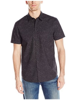 Men's Becker Short Sleeve Button Down Printed Shirt