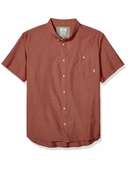 Men's Ss Waterfalls Regular Woven Top