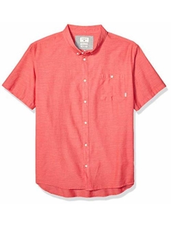 Men's Ss Waterfalls Regular Woven Top