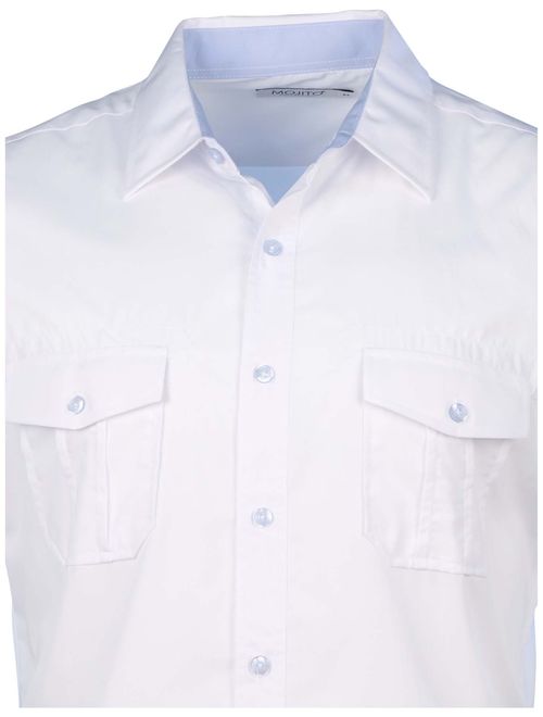 Mojito Collection Men's 2-Pocket Short Sleeve Button Down Shirt