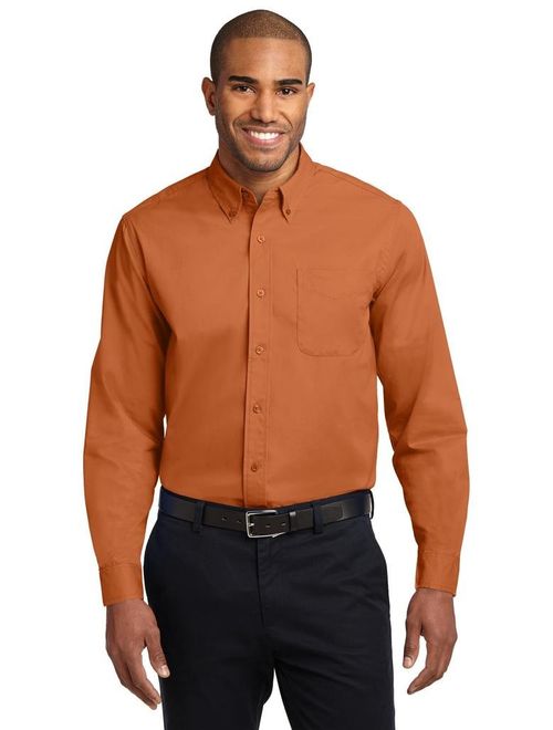 Men's Long Sleeve Wrinkle Resistant Easy Care Shirts in Regular, Big and Tall