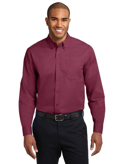 Men's Long Sleeve Wrinkle Resistant Easy Care Shirts in Regular, Big and Tall