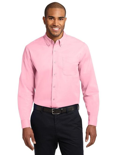 Men's Long Sleeve Wrinkle Resistant Easy Care Shirts in Regular, Big and Tall