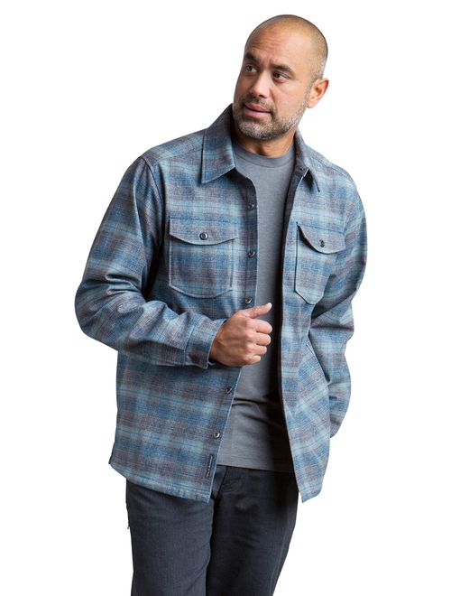 ExOfficio Men's Brux Burn Plaid Long Sleeve Shirt