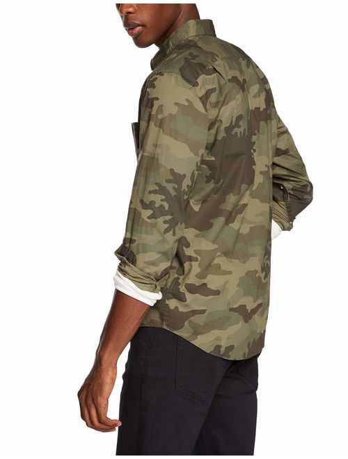 J.Crew Mercantile Men's Slim-fit Long-Sleeve Camo Shirt