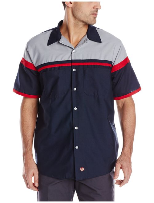 Red Kap Men's Performance Tech Short Sleeve Work Shirt