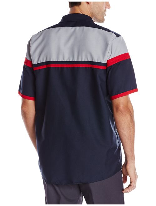 Red Kap Men's Performance Tech Short Sleeve Work Shirt