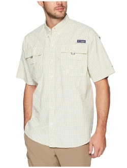 Men's PFG Super Bahama Short Sleeve Shirt, Breathable, UV Protection