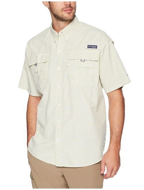 Columbia Men's PFG Super Bahama Short Sleeve Shirt, Breathable, UV Protection