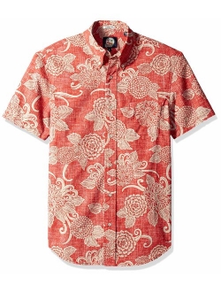 Reyn Spooner Men's Opti Mums Spooner Kloth Tailored Fit Hawaiian Shirt