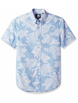 Reyn Spooner Men's Opti Mums Spooner Kloth Tailored Fit Hawaiian Shirt