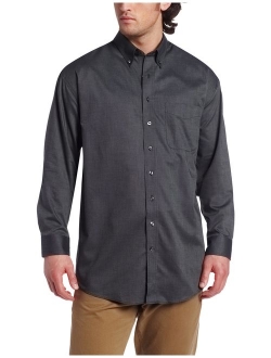 Men's Big and Tall Long Sleeve Epic Easy Care Nailshead Shirt