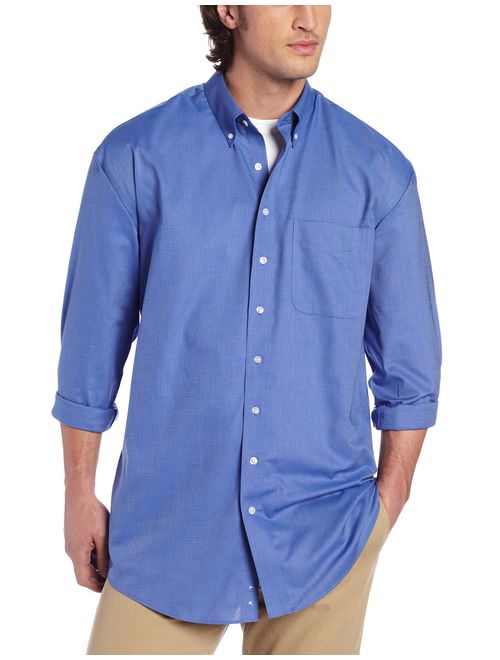 Cutter & Buck Men's Big and Tall Long Sleeve Epic Easy Care Nailshead Shirt