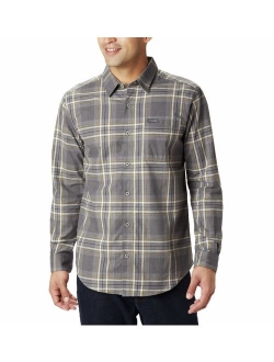 Men's Boulder Ridge Long Sleeve Flannel Shirt, Comfortable Stretch Cotton