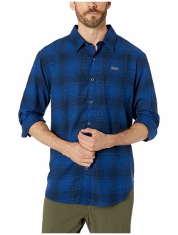 Men's Boulder Ridge Long Sleeve Flannel Shirt, Comfortable Stretch Cotton