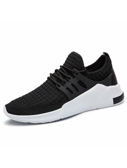 QZBAOSHU Running Shoes for Men Casual Slip On Sneakers Walking Jogging Sport Tennis Trainers