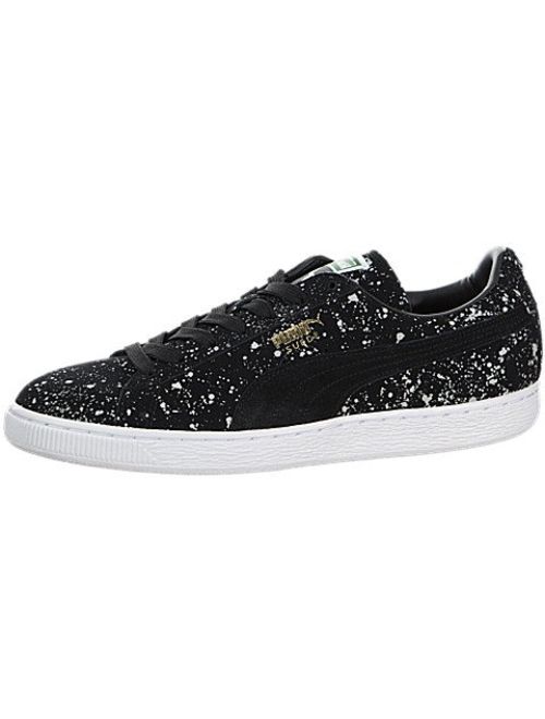 PUMA Suede Classic Black Splatter Sneakers Black Womens