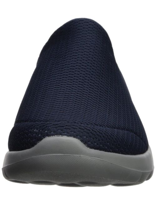 Skechers mens Go Walk Max-athletic Air Mesh Slip on Walking Shoe,Navy/Gray,13 EEE US