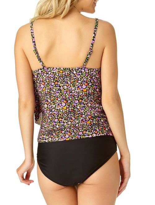 women's ruffle tankini top