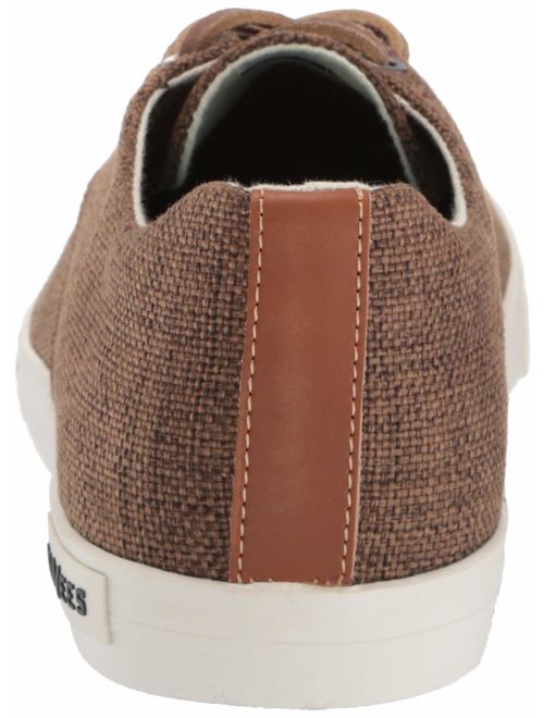 SeaVees Men's Hermosa Plimsoll Raffia Sneaker