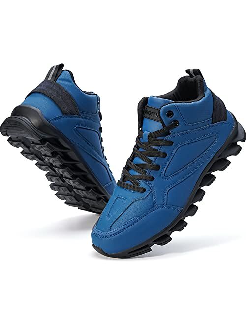 JOOMRA Men's Stylish Sneakers High Top Athletic Inspired Shoes