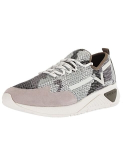 Shop Diesel Silver Knit Material Shoes For Men Online Topofstyle