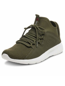 Mens Fashion Sneakers Lightweight Knit Tennis Shoes