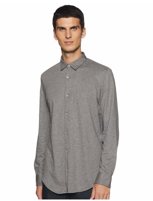 Calvin Klein Men's Long Sleeve Cotton Stretch Casual Button Down Oxford Shirt