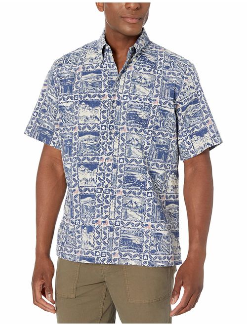 Reyn Spooner Men's Summer Commemorative Spooner Kloth Classic Fit Shirt