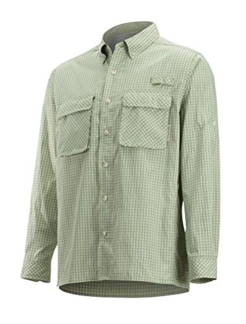 ExOfficio Men's Air Strip Check Plaid Long Sleeve