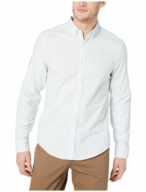 Original Penguin Men's Long Sleeve Core Oxford Button Down Shirt with Stretch