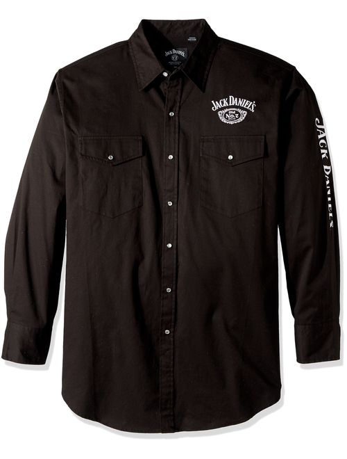 Jack Daniels Men's Daniel's Logo Rodeo Long Sleeve Western Shirt - 15225006Jd28