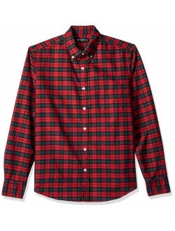 J.Crew Mercantile Men's Slim-fit Long-Sleeve Plaid Shirt