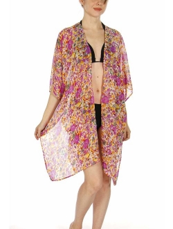 Kimonos for Women | Sheer Kimono Cardigan | Beach Cover Ups | Womens Kimono Robe