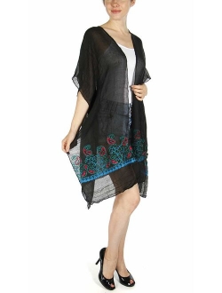 Kimonos for Women | Sheer Kimono Cardigan | Beach Cover Ups | Womens Kimono Robe