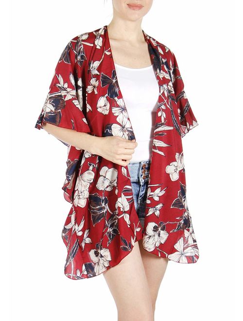 Kimonos for Women | Sheer Kimono Cardigan | Beach Cover Ups | Womens Kimono Robe