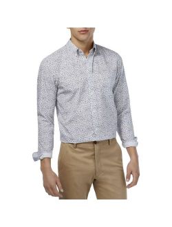 Ben Sherman Men's Longsleeve Micro Twill Floral