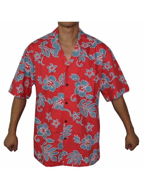 Made in Hawaii! Men's Hibiscus Flower Classic Hawaiian Shirts