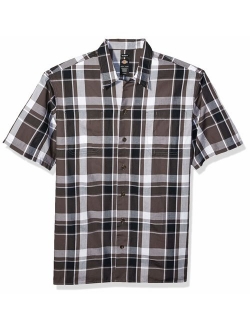 Men's Yarn Dyed Short Sleeve Camp Shirt