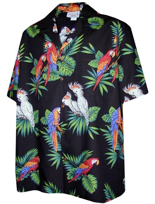 Pacific Legend Parrots Hawaiian Shirt